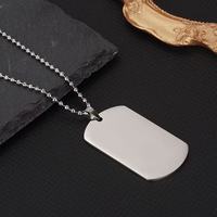Plaque d'identification pour chien personnalisée en acier inoxydable électroplaqué avec impression sérigraphique et chaîne à billes