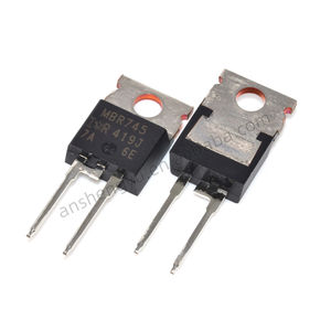 Ansoyo Original MBR745 <span class=keywords><strong>Diodo</strong></span> <span class=keywords><strong>rectificador</strong></span> Schottky 45V 7.5A Tubo de 2 pines para el tubo de la luz - Product Image 2