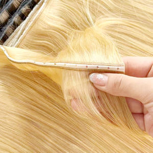 Midden met gatvervullende patch naadloze, rechtstreeks van de fabriek, Europese en Amerikaanse toupetpruik - Product Image 3