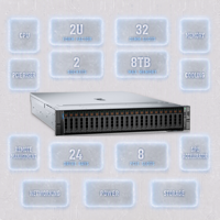 Server Rak R760 R720 R720xd R730 R730xd R750 2U Daya Redundan NVMe SSD Penyimpanan HPC Aplikasi Cloud