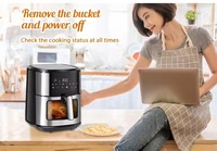 8L oem odm usine fournisseur chinois nouvelle mode friteuse à air appareils ménagers intelligents friteuse à air cuisson à l'huile sans
