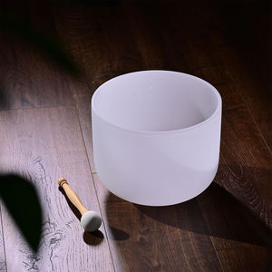 Tigelas de Cristal de Quartzo Branco Leitoso Jinfang 432hz para Instrumento de Banho Sonoro - Product Image 6