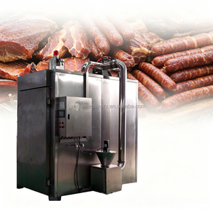 Machine à fumer automatique en acier inoxydable de qualité alimentaire pour l'industrie agroalimentaire, idéale pour la production de bacon, de <span class=keywords><strong>jambon</strong></span>, de volailles et de fruits de mer - Product Image 6