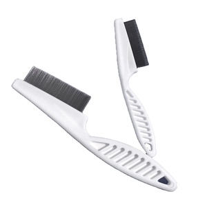 Peigne anti-puces et poux pour animaux <span class=keywords><strong>de</strong></span> compagnie, en acier inoxydable, à dents fines, pour le toilettage, élimine les poils lâches et les tiques, outil <span class=keywords><strong>de</strong></span> nettoyage pour chiens et chats - Product Image 1