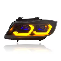 YLA Nouvelle édition pour accessoires BMW E90 Phares 2005-2012 pour BMW E90 Série 3 Phares halogènes xénon et phare de voiture 12v