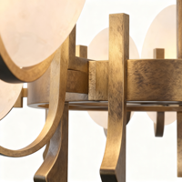 Luminaire suspendu en albâtre naturel importé d'Espagne, design 2026, nouvelle texture de luxe pour salon, chambre et salle à manger
