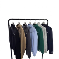 Sudadera con capucha de algodón informal con media cremallera y letras, cuello alto, manga larga, efecto adelgazante, para hombre y mujer, ideal para fitness y deportes, para otoño/invierno.