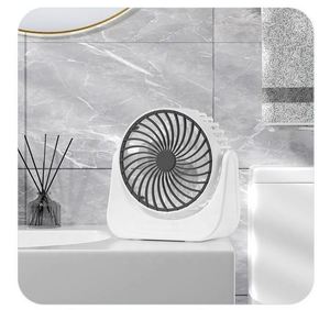 Portable 3-Speed USB Desk Fan - 5.5 Inch Small Personal Cooling Fan with Strong Airflow & Quiet Operation - Product Image 4