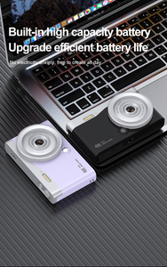 กล้องดิจิตอลขนาดเล็ก Search Sourcingark CCD สำหรับเด็กเล็ก ซูมออปติคอล วิดีโอ 4K 50 ล้านพิกเซล ถ่ายวิดีโอบล็อก รองรับ MicroSD รุ่น Q10 - Product Image 4
