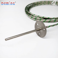 Capteur de température intelligent DEMING à isolation minérale, étanche à la poussière, pour installation à bride fixe, thermocouple basse température