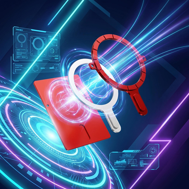 Ready-to-Assemble MagSafe Magnetic Ring with Positioning Template for Phone Case Factory
