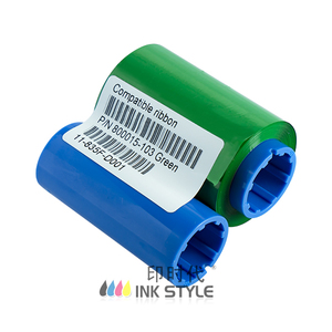 800015 103 màu xanh lá cây màu Ribbon 1000 in tương thích cho <span class=keywords><strong>eltron</strong></span> p300c p420i p600c p310f p330i ID thẻ máy in - Product Image 3