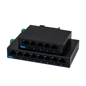 Pusr 5 Poorten 10/100 Mbps Ethernet Netwerk Switch Makkelijk Te Gebruiken, Plug-And-Play USR-SF1005