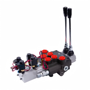 Vanne de commande directionnelle hydraulique P80 80LPM à commande électrique pneumatique pour véhicule d'assainissement - Product Image 3