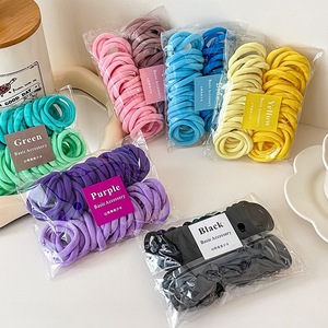 CLARMER 50 pz/sacchetto Elastici per <span class=keywords><strong>capelli</strong></span> color caramella INS per donne e ragazze, elastici per <span class=keywords><strong>capelli</strong></span> alla moda, accessori per <span class=keywords><strong>capelli</strong></span> all'ingrosso - Product Image 1