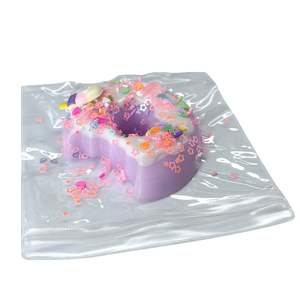 Juguete de silicona suave de alta calidad con forma de donut Taba, con lentejuelas, para aliviar el estrés, juguete de gelatina Taba - Product Image 6