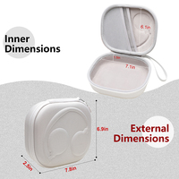 Vente chaude étui de protection pour casque Portable antichoc étui à fermeture éclair sac de rangement pour casque Bluetooth sans fil