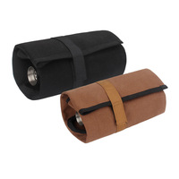 Kit de Barman en Promotion : Ensemble Shaker à Cocktails avec Sac en Toile Enroulable, Outils de Mixologie en Acier Inoxydable pour Bar à Domicile et Fêtes