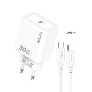 Kit de Cargador de Doble Puerto con Moldeado Personalizado Serie <span class=keywords><strong>JIAXIN</strong></span> KSC-1656 (Estándar Europeo) USB a Tipo-C - Product Image 3