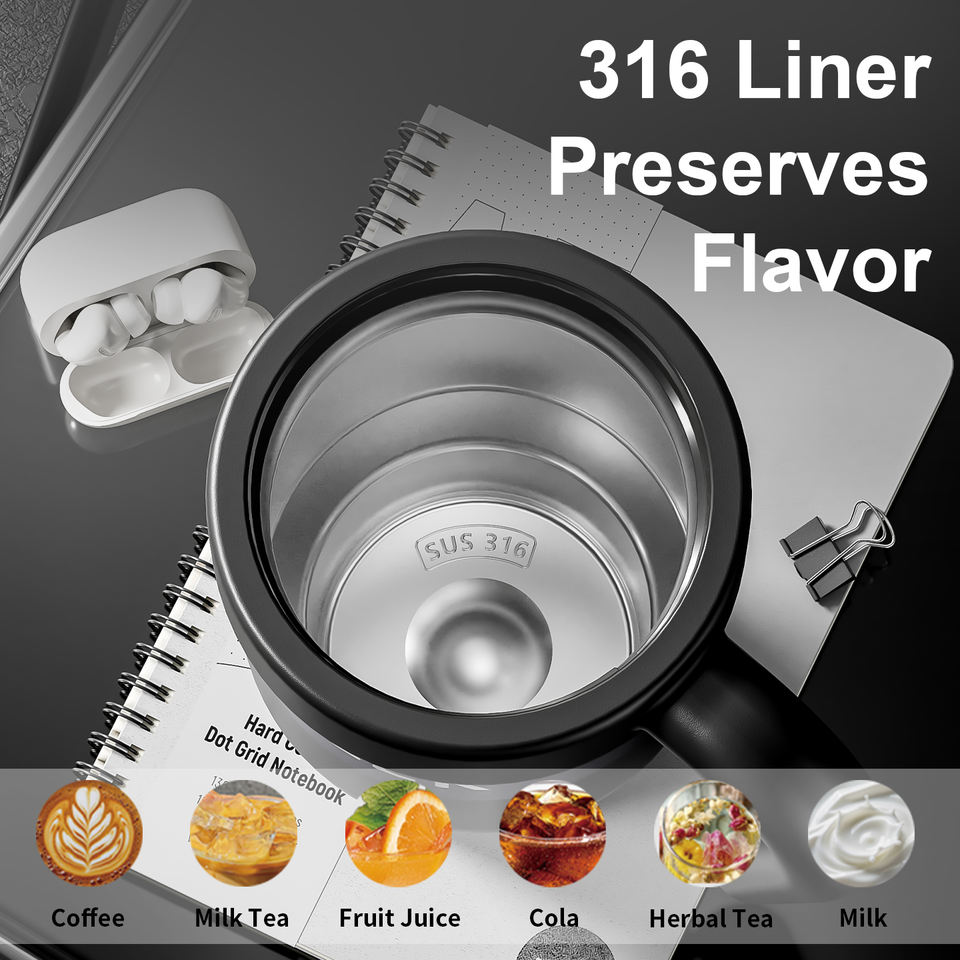 660ML 316 Stainless Steel Insulated Bottle Vacuum Flask Custom Logo ...