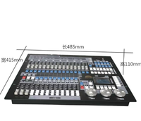 Console de contrôle d'éclairage DMX512 1024 canaux et de contrôle de machine à fumée avec entrée/sortie AC 100-240V