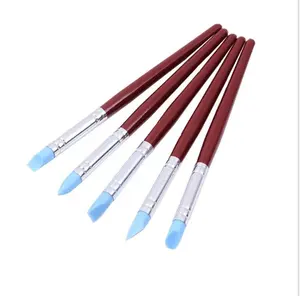 5 pieces set anti-marking modification pen silicone pen soft polymer clay to fingerprint multi-purpose soft clay tool