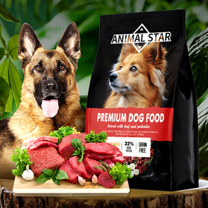 FDA fabbrica all'ingrosso alla rinfusa varie forme a basso contenuto di grassi ad alto contenuto proteico di manzo prebiotici cibo secco per cani - Product Image 1