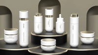 Emballage Récipient en verre vide personnalisé 30g 50g 100g pots en verre blanc mat pour crème cosmétique pour le visage avec couvercle