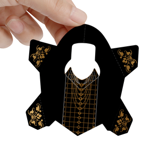 BQAN Adesivi Nail Form Personalizzati in Carta Alluminata da 157g, Rotolo da 500 Pezzi per <span class=keywords><strong>Unghie</strong></span> Sculturali - Product Image 4