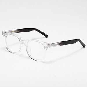 Transparent Full Rim Rectangle <b>Eyeglasses</b> Anti Blue Light Lightweight Resin Lens Women Adult Daily Wear - Product Image 4