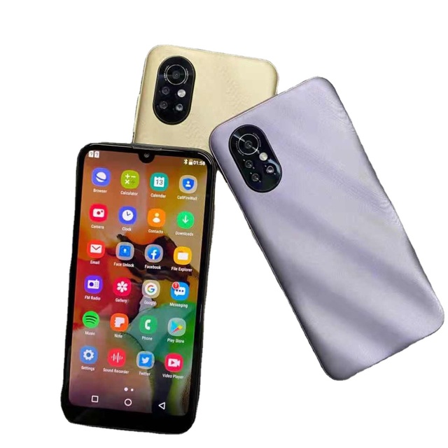 Cheap Android 9 Octa Core LTE Smartphone with Big Camera 6.1" OLED Display Dual SIM Pro 4500mAh Battery Face Recognition
