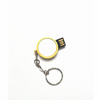 Clé USB de sublimation vierge portable 128 mo 4 go 8 go 16 go 32 go 64 go lecteur de sublimation rond