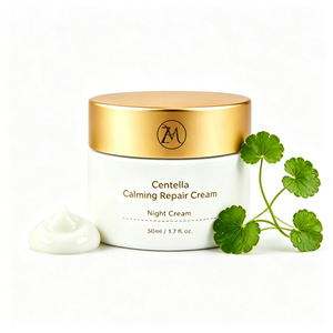 Crema Reparadora Calmante de Centella, Crema de Noche 50ml, Hidratante para Piel Sensible - Product Image 1