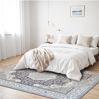Retro Persian Ethnic Style Bedruckte Teppich Plüsch Sofa Couch tisch Faltbare Nachttisch decke Home Anti-Rutsch-Polyester Boden matte
