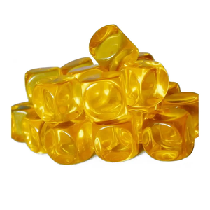 Dados transparentes en blanco personalizados al por mayor Esquinas redondeadas dados de juego <span class=keywords><strong>Ludo</strong></span> acrílicos - Product Image 5
