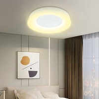 Plafonnier led au design moderne, rond tuya, lumière de réveil intelligente, système d'éclairage domestique intelligent