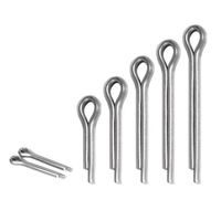 Kit de goupilles fendues pour équipement de convoyage, en acier inoxydable 316, tailles de 2 mm à 8 mm, norme GB 91, pour la fixation de chaînes et de pignons