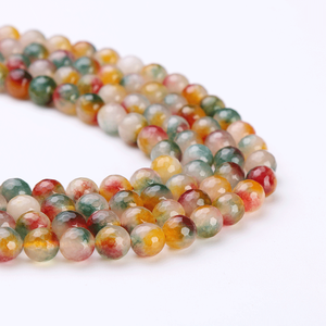 Perles de pierres précieuses d'agate naturelle pour la fabrication de bijoux 8 mm de hauteur 2137 - Product Image 6