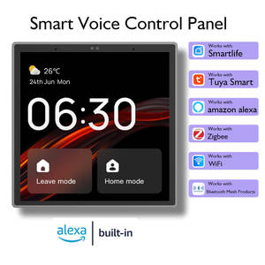 Panneau <span class=keywords><strong>de</strong></span> commande intelligent Tuya pour la maison, écran tactile <span class=keywords><strong>de</strong></span> 4 pouces avec Alexa Voice, passerelle WiFi ZigBee SigMesh pour la maison et l'hôtel - Product Image 1