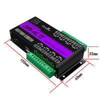 Interruptor de Control Remoto por Aplicación Web SMS GSM 4G LTE, Relé de 8 Canales de Encendido/Apagado SM8, Sensor de Temperatura y Humedad, Sistema de Hogar Inteligente IP38 50m