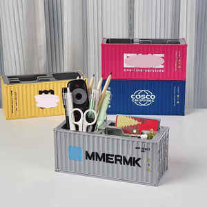 Modelo de oficina personalizado, contenedor de envío, bolígrafo de negocios, adornos de almacenamiento, regalos de bienvenida, promoción, uso, decoración de agradecimiento - Product Image 5