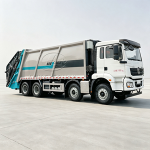 รถบรรทุกอัดขยะไฮดรอลิก SHACMAN 8x4 ความจุสูง 33 ลูกบาศก์เมตร สำหรับขนส่งขยะในเขตเทศบาล - Product Image 1