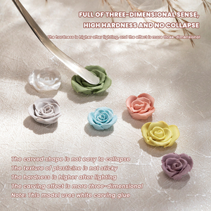 Missgooey เจลสร้างเจลแบบไม่ติดเจล3D ด้วยมือสำหรับการต่อเล็บ6สี15มล. ใหม่ล่าสุด - Product Image 3