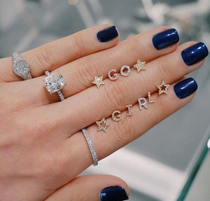 Promotion Boucles <span class=keywords><strong>d</strong></span>'oreilles clous miniatures en <span class=keywords><strong>argent</strong></span> sterling 925 avec lettres CZ, 26 initiales de l'alphabet - Product Image 4