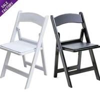 Chaises Pliantes en Résine Blanches Wimbledon Rembourrées pour Événements, Jardin, Fêtes de Mariage – Vente en Gros