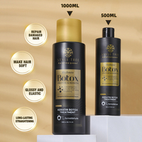 Crème lissante pour cheveux à base de protéines, sans formaldéhyde, marque privée OEM, traitement capillaire à la kératine brésilienne, Botox pour cheveux