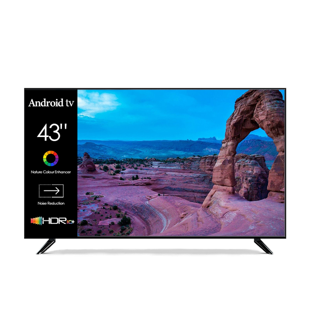Wholesale 43 Inch Ultra HD Android 14 Smart LED TV 4K 50 55 65 75 Pouces 43LCD Television