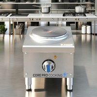 Cuisinière à plaques chauffantes électriques à brûleur unique de comptoir Cuisine commerciale Cuisinière électrique