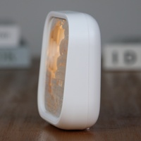Boîte à ombres en papier découpé personnalisée avec matériau ABS/PET, forme carrée, lumière LED nocturne pour la décoration de la maison, cadeau de fête