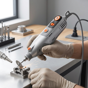 <span class=keywords><strong>Herramienta</strong></span> Rotatoria de Velocidad Variable de 130 W, Amoladora Eléctrica de Grabado con Cable, Estilo <span class=keywords><strong>Dremel</strong></span>, para Manualidades en Metal - Product Image 4